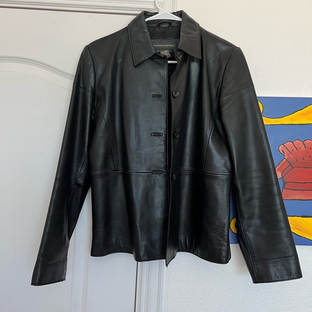 Banana Republic Jacket - Small 100% Genuine Leather
